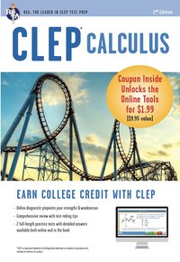 REA CLEP Calculus Book + Online cover